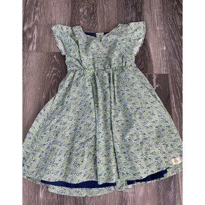 Bijou Sauvage Green Bird Dress Size 5